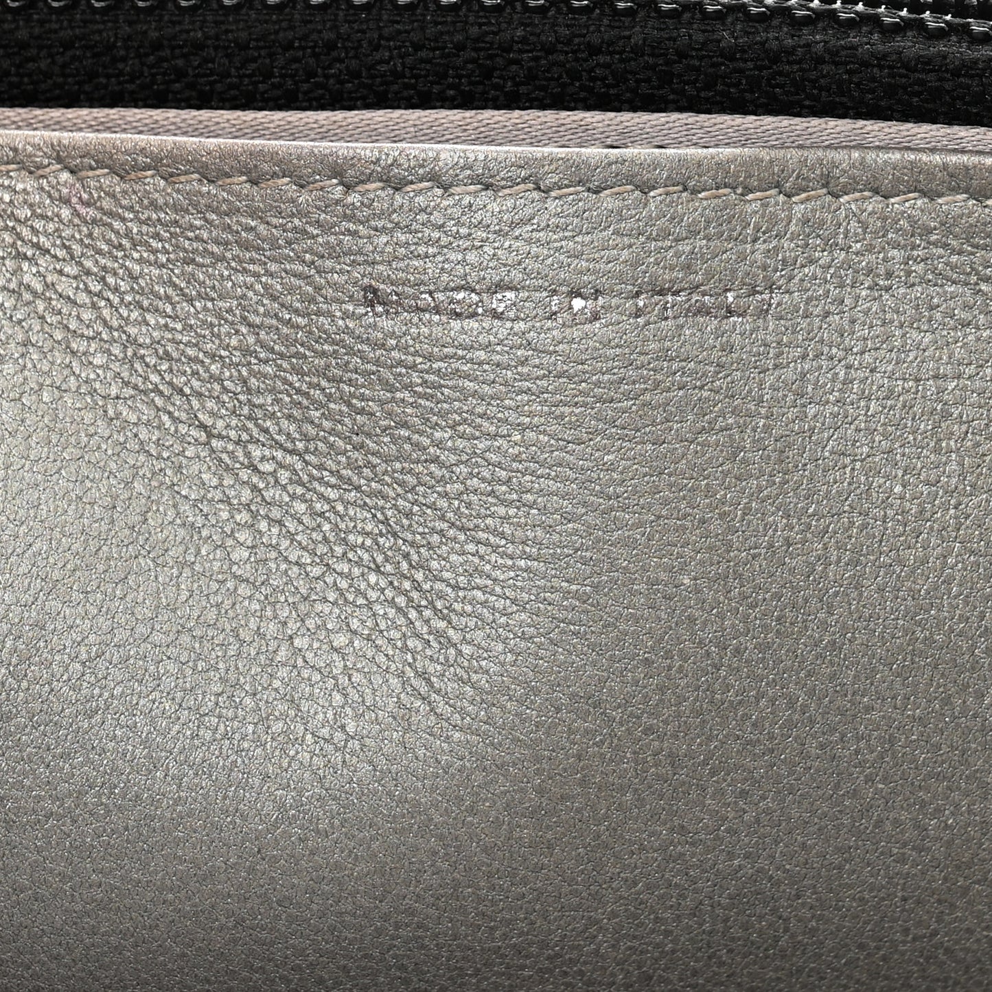 Lambskin Camellia Embossed Wallet on Chain WOC Black
