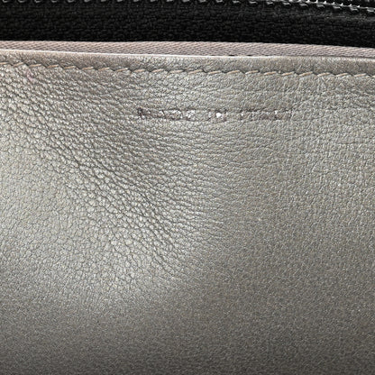 Chanel Lambskin Camellia Embossed Wallet on Chain WOC Black 6 of 10