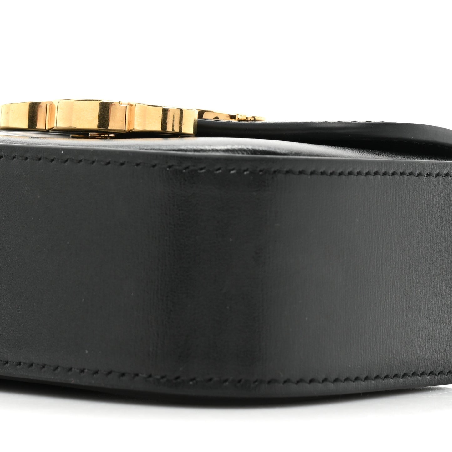 Shiny Calfskin Mini Triomphe Black