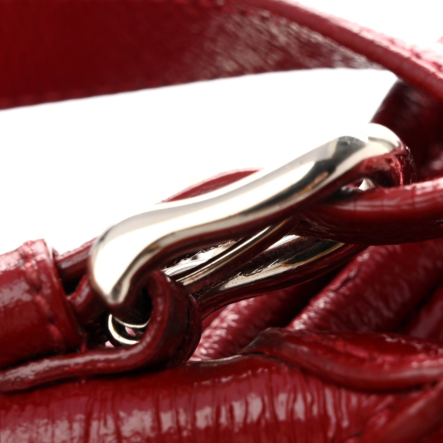 Miu Miu Vernice Trapunto Tote Rosso 13 of 16