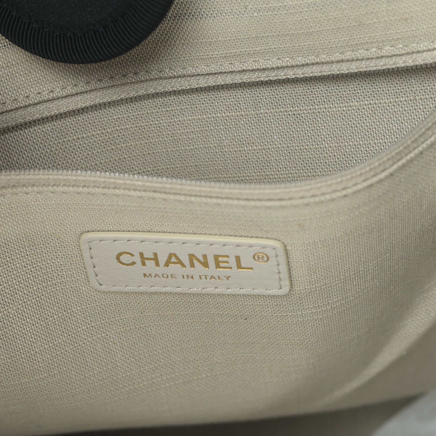 Chanel Mixed Fibers Small Deauville Tote Black 8 of 10