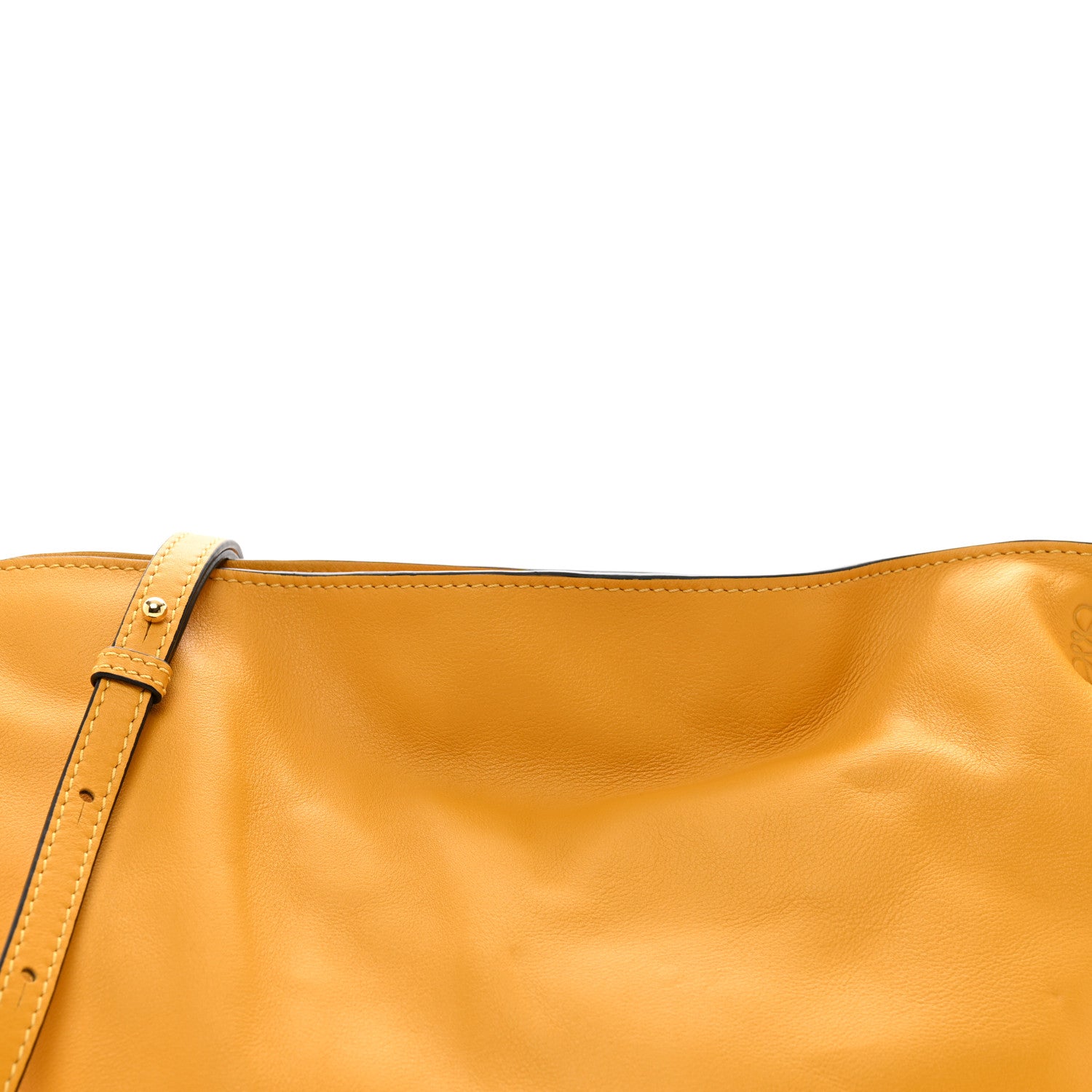 Loewe Nappa Medium Flamenco Knot Bag Mustard 5 of 9