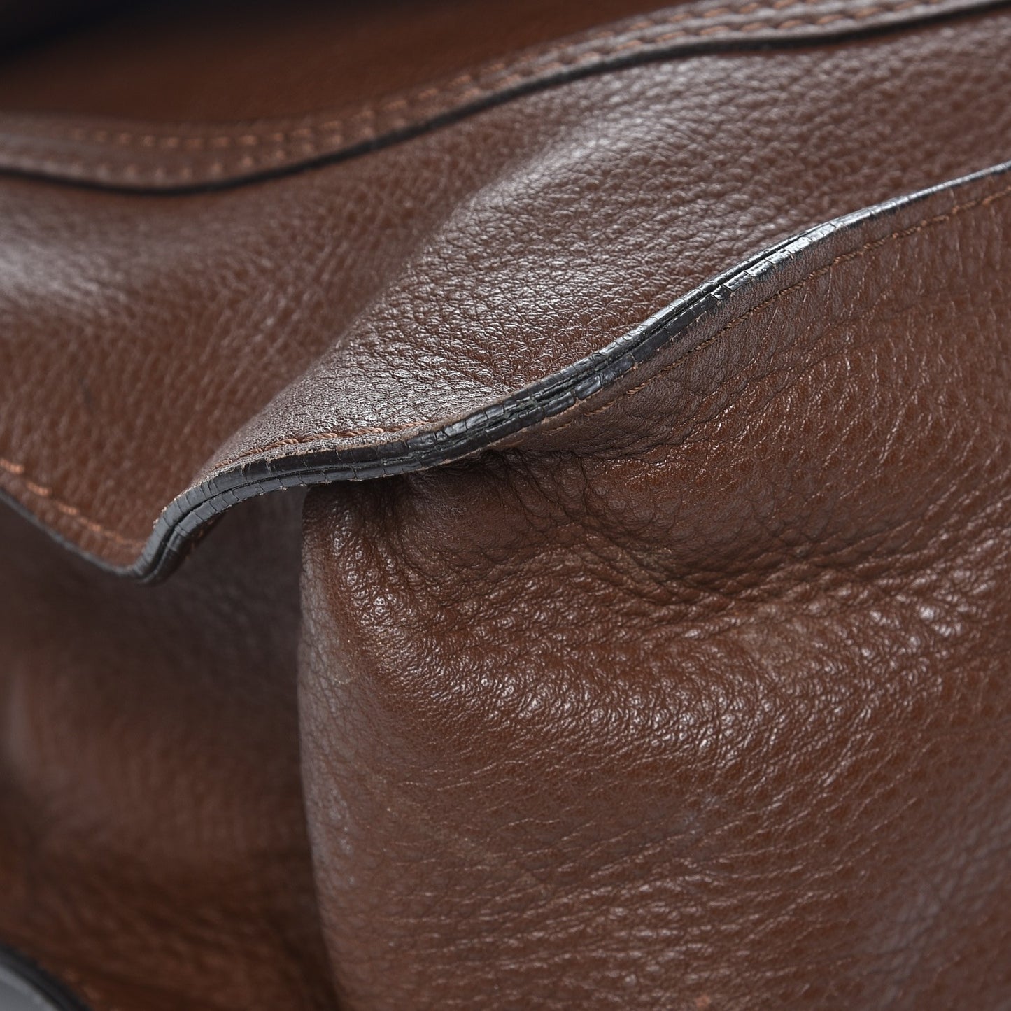 Calfskin Large Marcie Satchel Oak