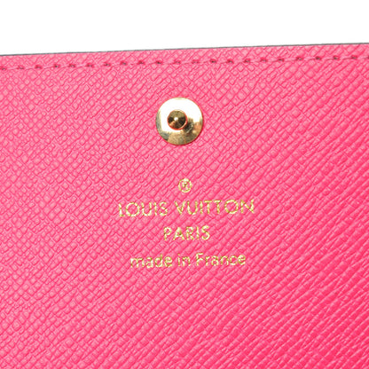 Louis Vuitton Monogram 2015 Christmas Animation Sarah Wallet Hibiscus 6 of 7