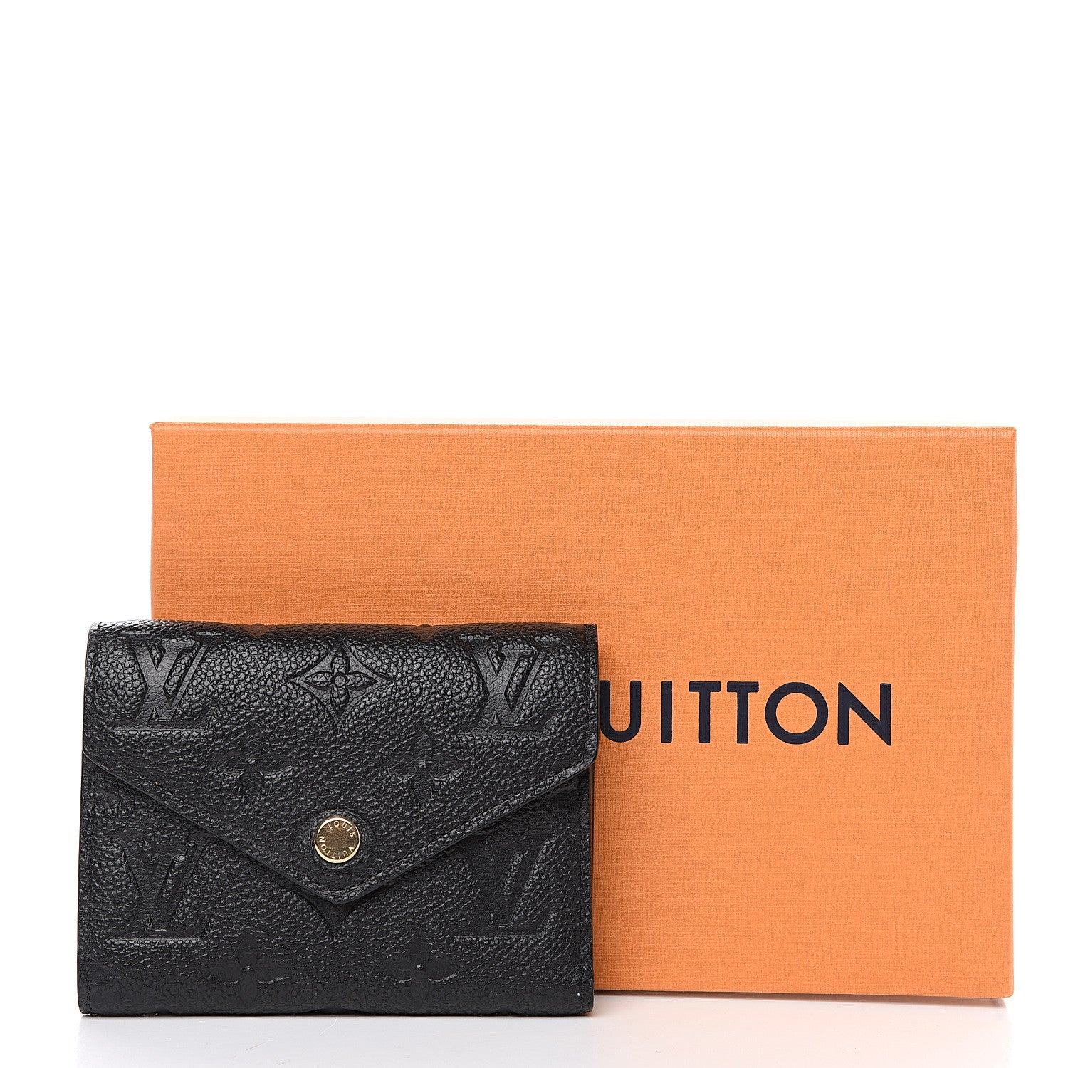 Louis Vuitton Empreinte Victorine Wallet Black 6 of 6