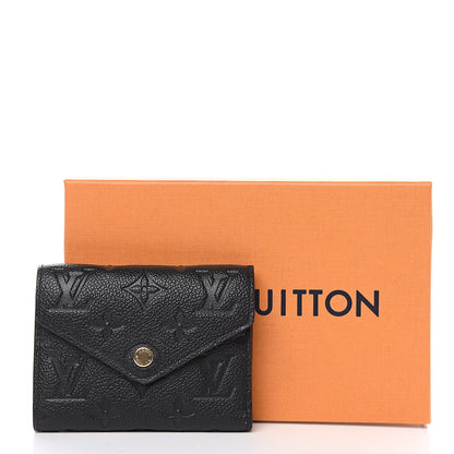 Louis Vuitton Empreinte Victorine Wallet Black 6 of 6