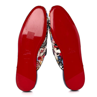 Christian Louboutin Mens Coolito Donna Flat Mules 41 Navy Multi 5 of 9