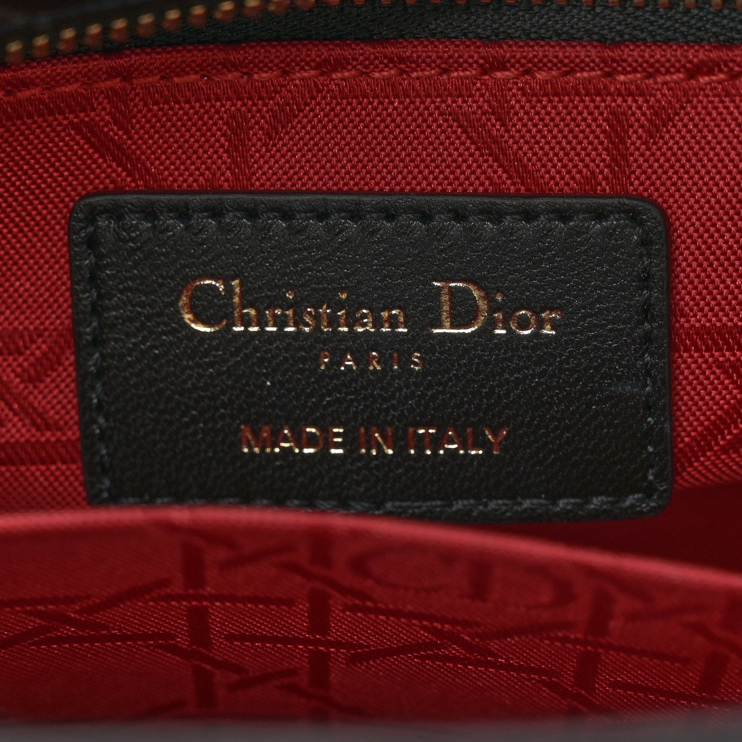 Christian Dior Lambskin Cannage Small My ABCDior Lady Dior Black 6 of 12