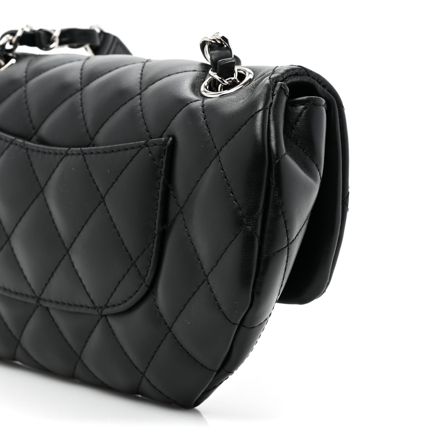 Chanel Calfskin Quilted CC Uniform Flap Belt Bag Black 10 of 11