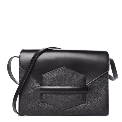 Hermes Box Taurillon Clemence Faco Clutch Black 1 of 13
