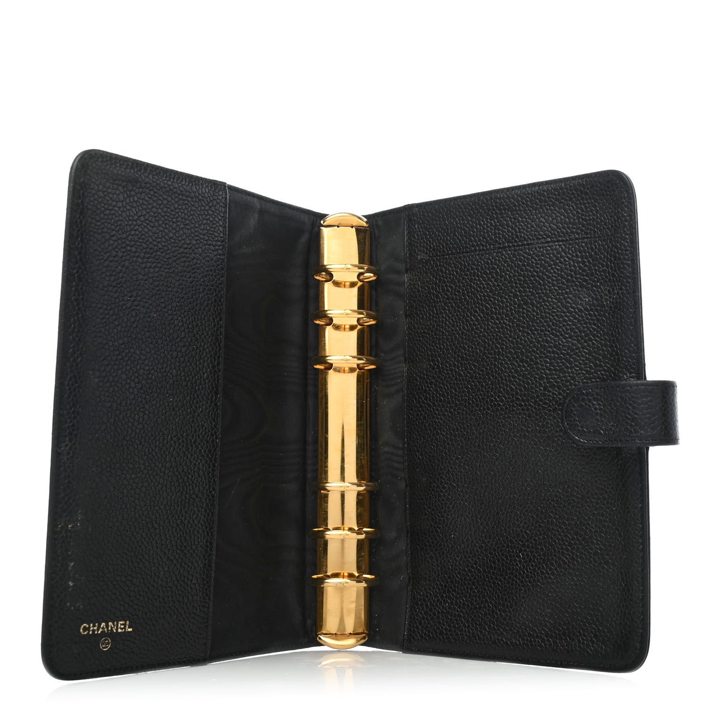 Caviar CC Medium Ring Agenda Planner Black