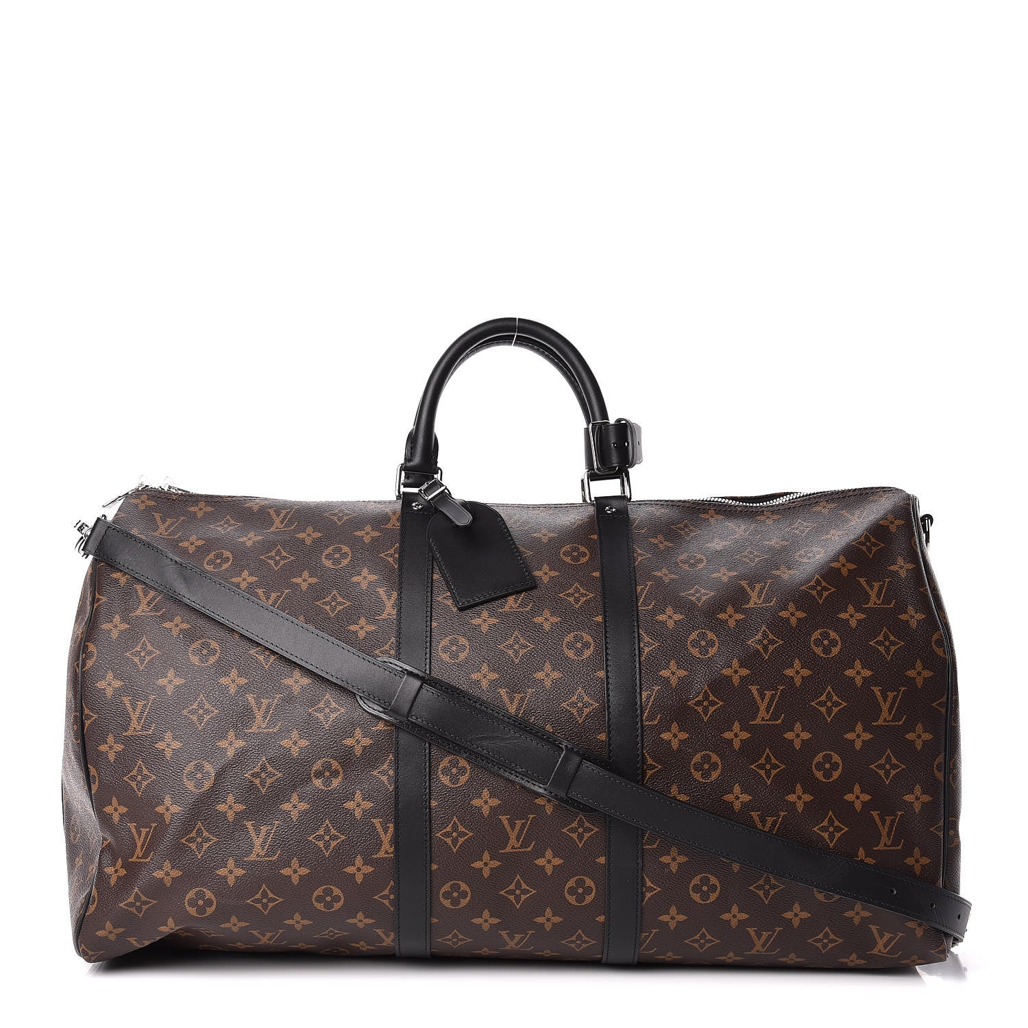 Louis Vuitton Monogram Macassar Keepall Bandouliere 55 1 of 13