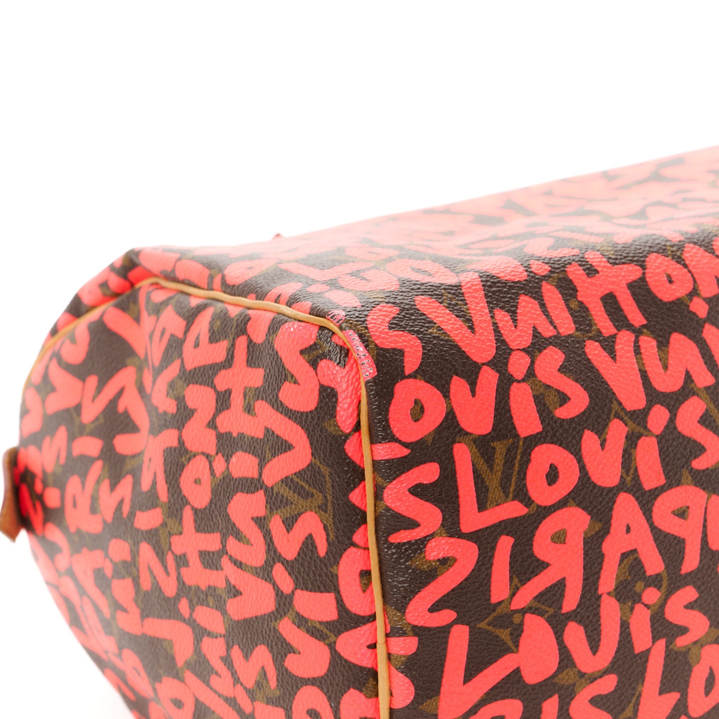 Monogram Graffiti Speedy 30 Fuchsia