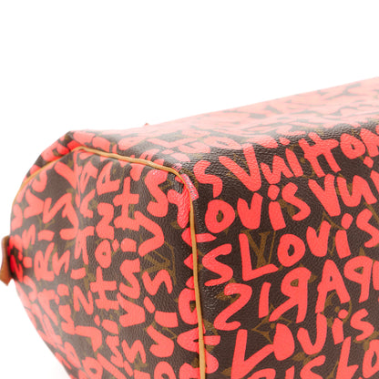 Louis Vuitton Monogram Graffiti Speedy 30 Fuchsia 13 of 14