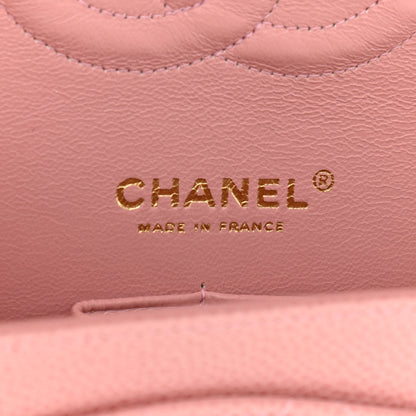 Chanel Caviar Quilted Medium Double Flap Pink 6 of 11