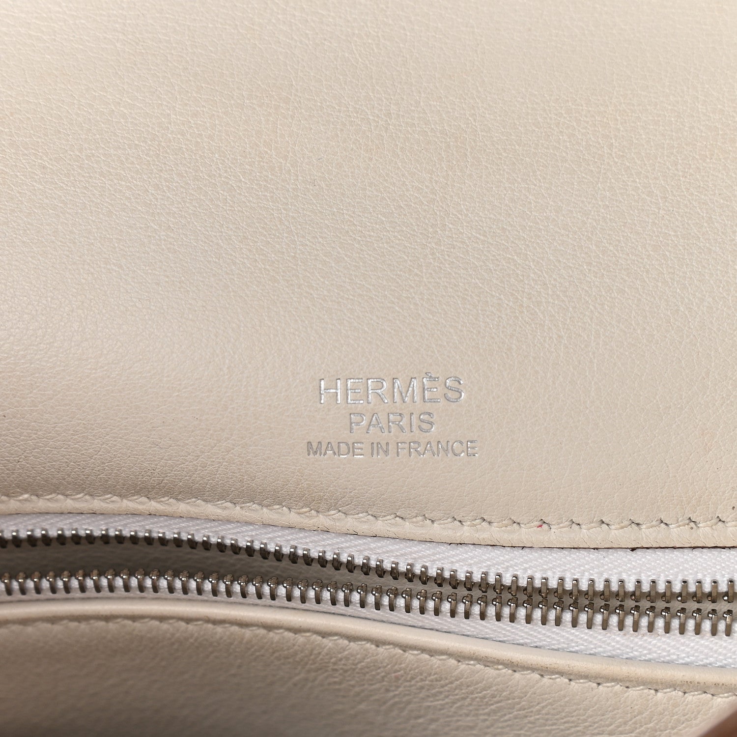 Hermes Swift Ghillies Kelly Retourne 32 White Gris Perle 5 of 17