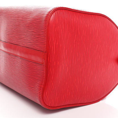 Louis Vuitton Epi Speedy 30 Castillan Red 10 of 10