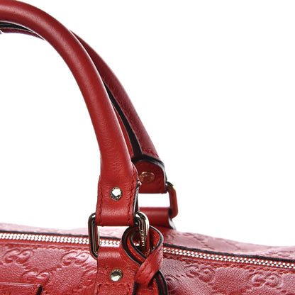 Gucci Guccissima Large Carry On Duffle Red 15 of 15