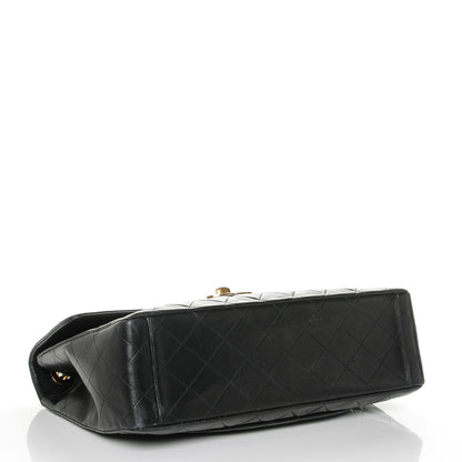 Chanel Lambskin Quilted XL Jumbo Single Flap Black 4 of 9
