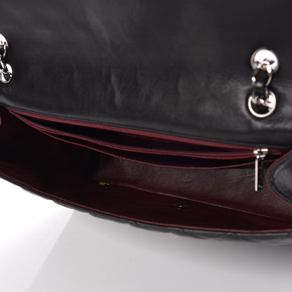 Chanel Lambskin Quilted Maxi Single Flap Black 6 of 9
