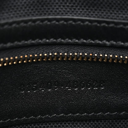 Gucci GG Grainy Calfskin Emblem Small Half Moon Shoulder Black 7 of 11
