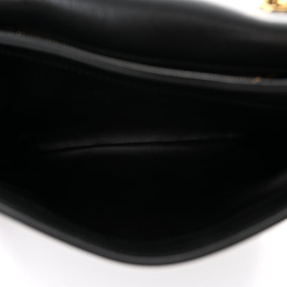 Gucci Roxy Calfskin Web Medium Blondie Shoulder Flap Bag Black 5 of 10