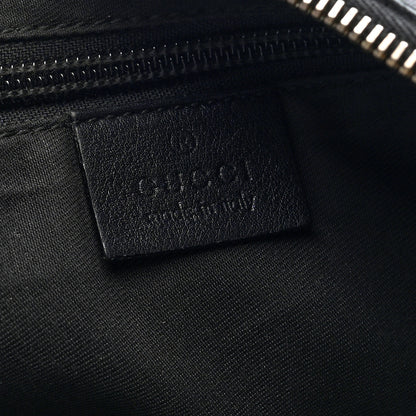 Gucci Lurex Monogram Medium Half Moon Hobo Black 6 of 11