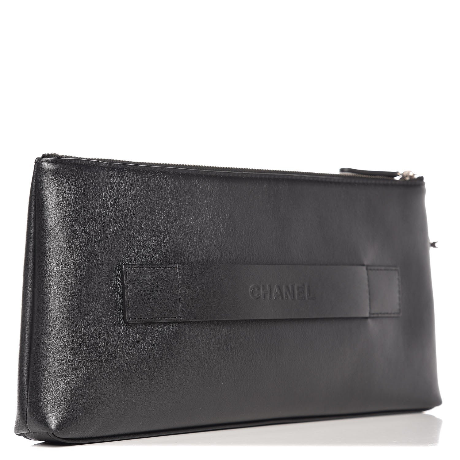 Chanel Metallic Calfskin Keyboard Pouch Black 3 of 8