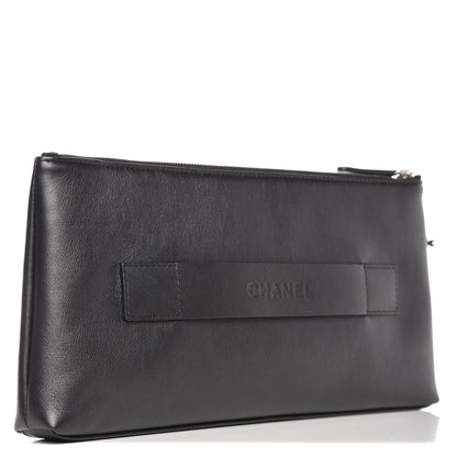 Chanel Metallic Calfskin Keyboard Pouch Black 3 of 8