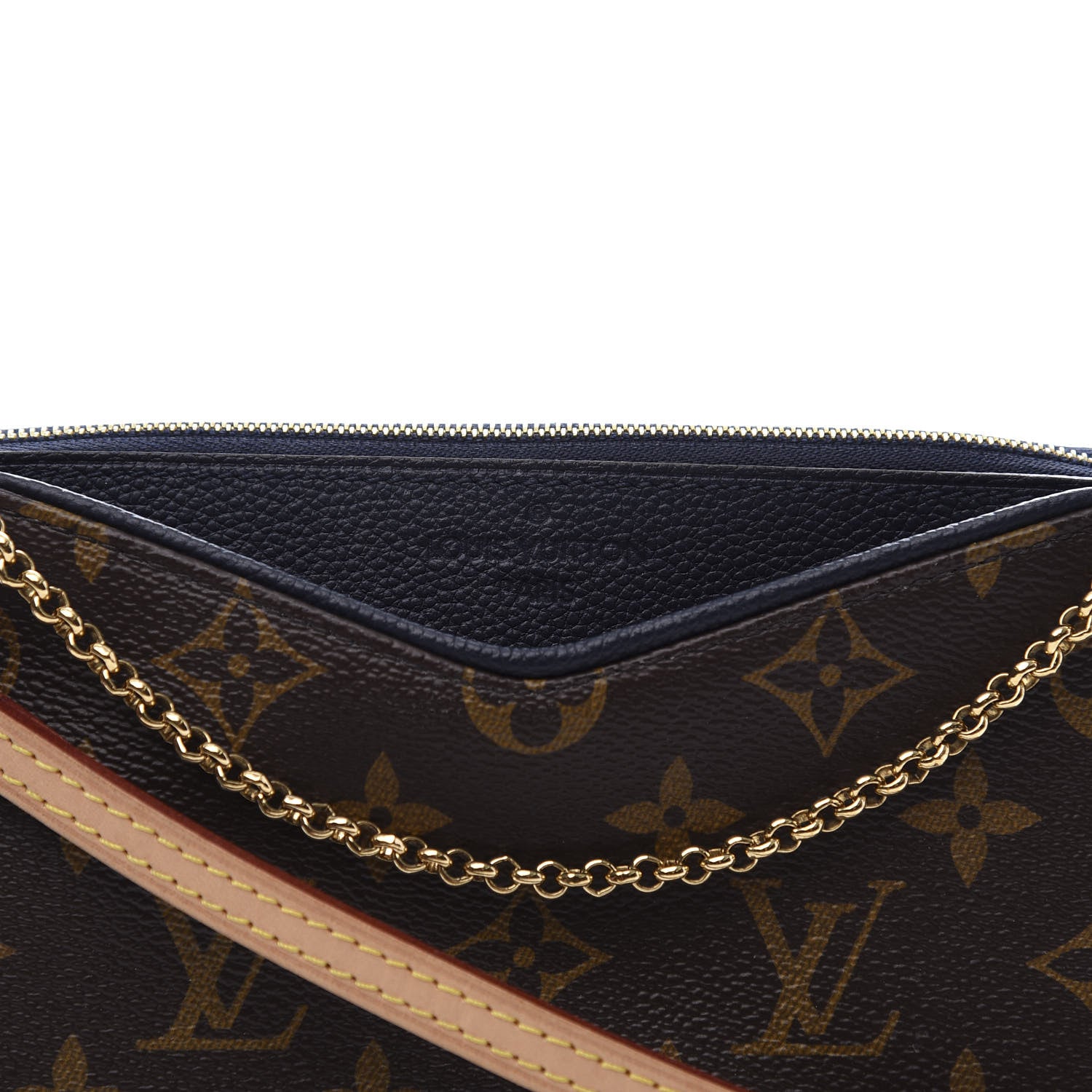 Louis Vuitton Monogram Pallas Clutch Blue Marine 9 of 11