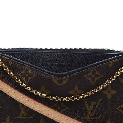 Louis Vuitton Monogram Pallas Clutch Blue Marine 9 of 11