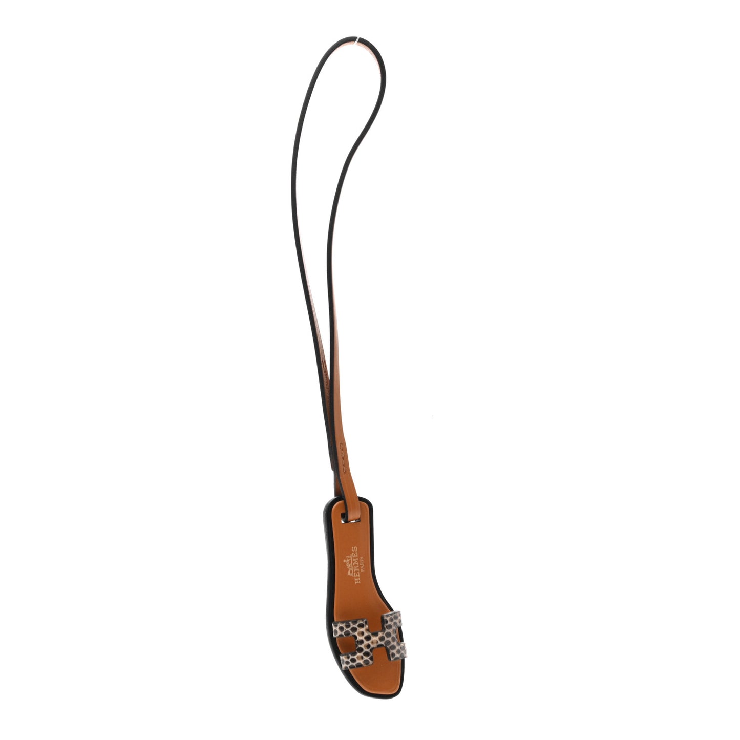 Lizard Butler Calfskin Hunter Oran Nano Bag Charm Ombre