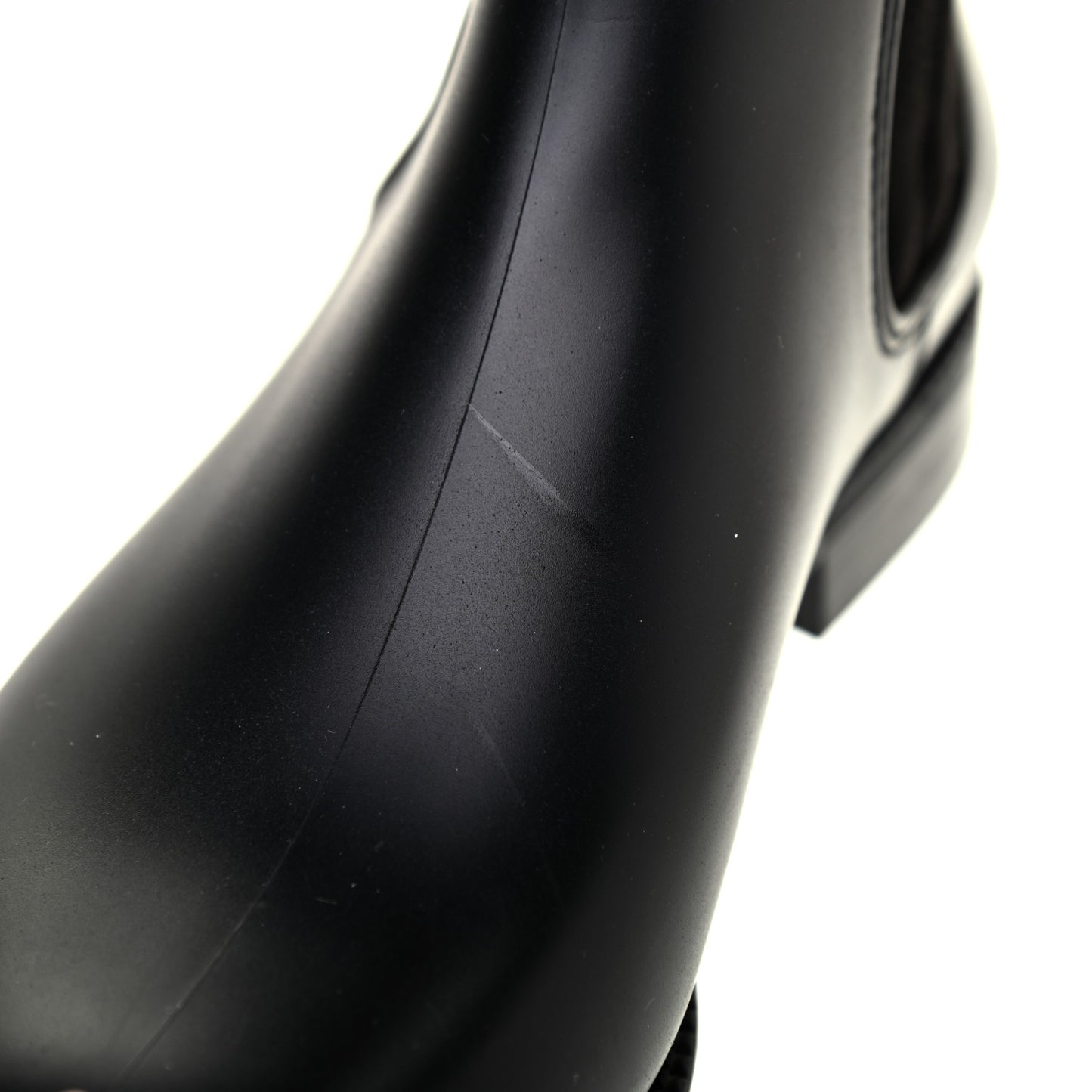 Knit Rubber Storm Boots 37 Black