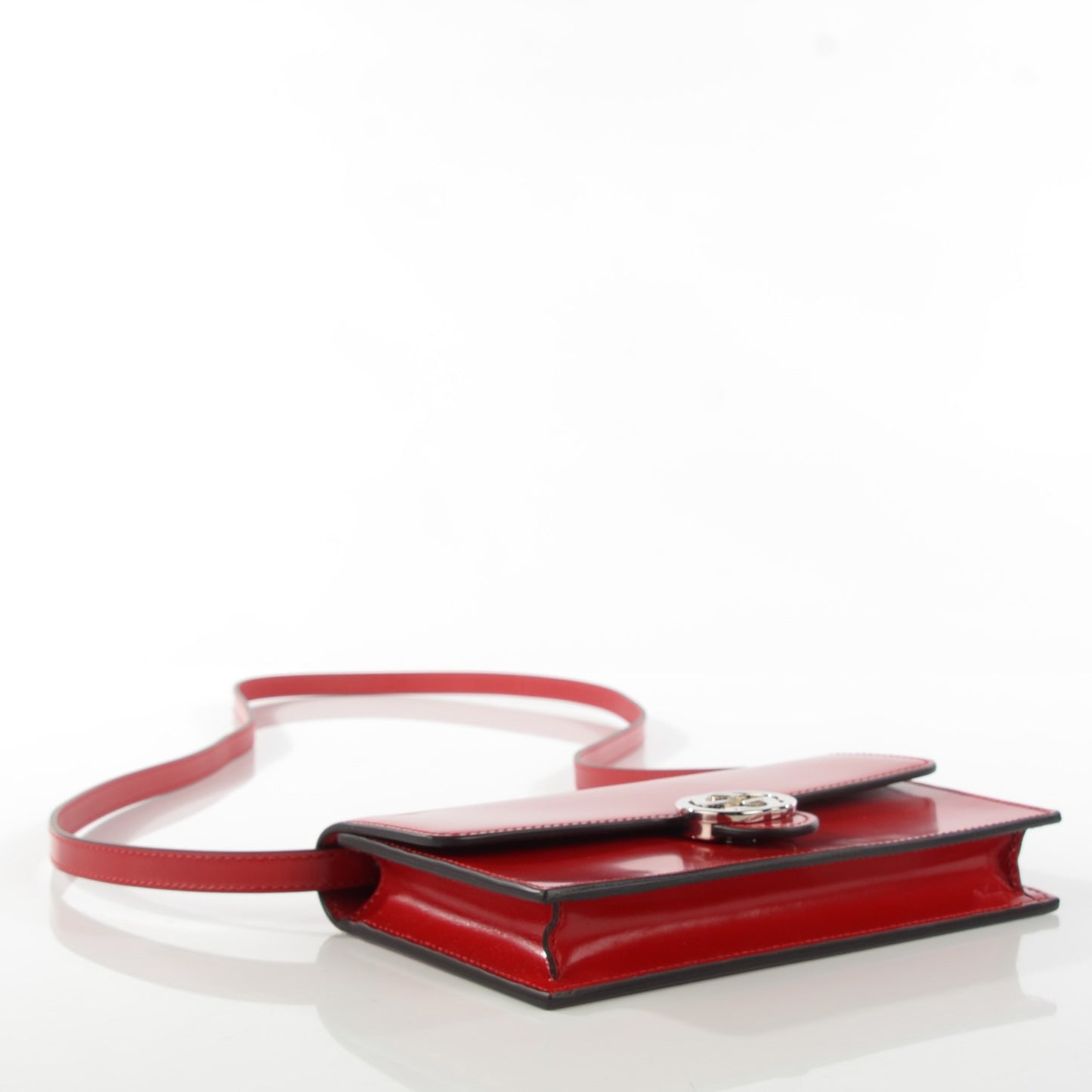 Shade Lux Calfskin Icon Wallet Hibiscus Red