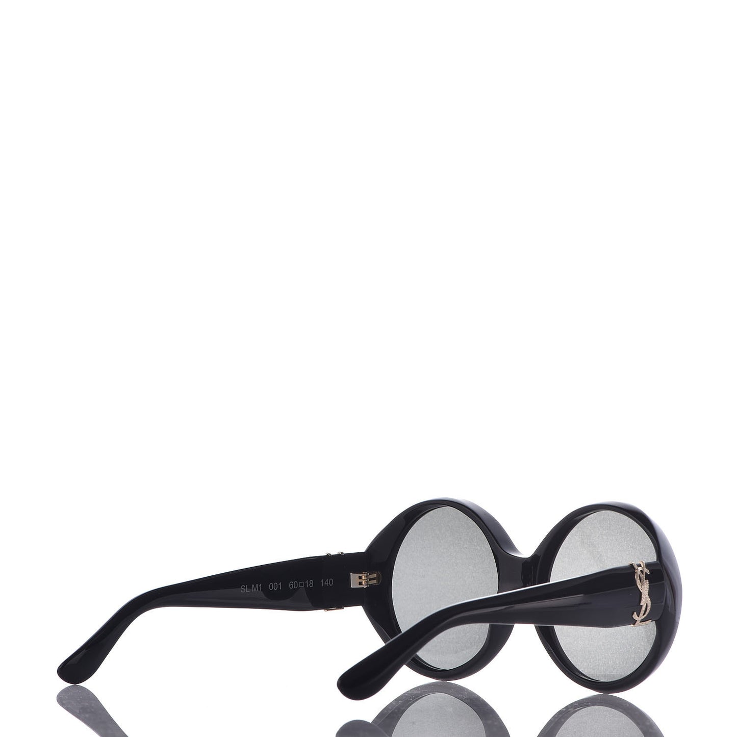 Round SL M1 Sunglasses Black