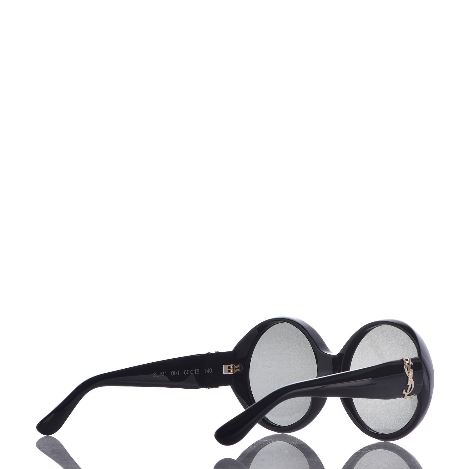 Saint Laurent Round SL M1 Sunglasses Black 4 of 7
