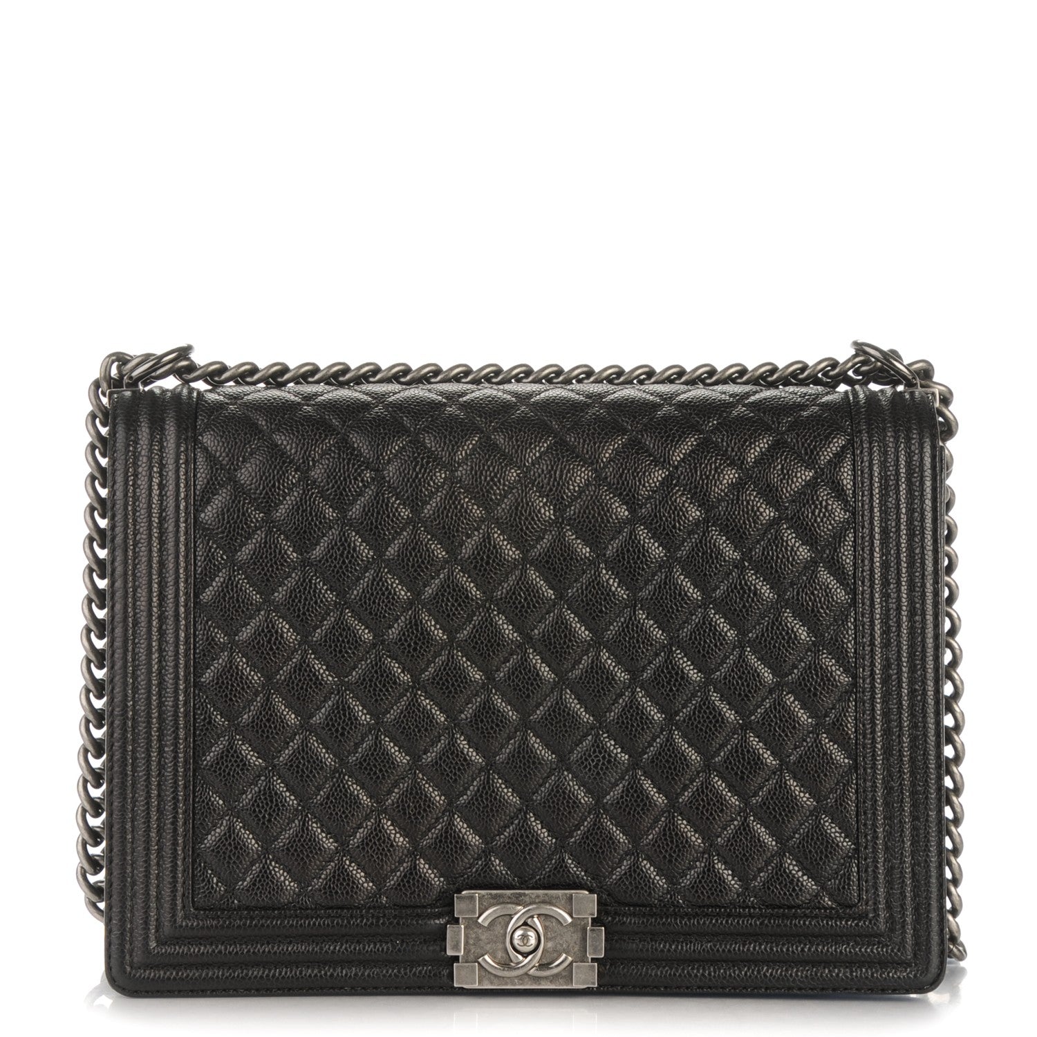 Chanel Caviar Quilted Large Boy Flap Black 1 of 8