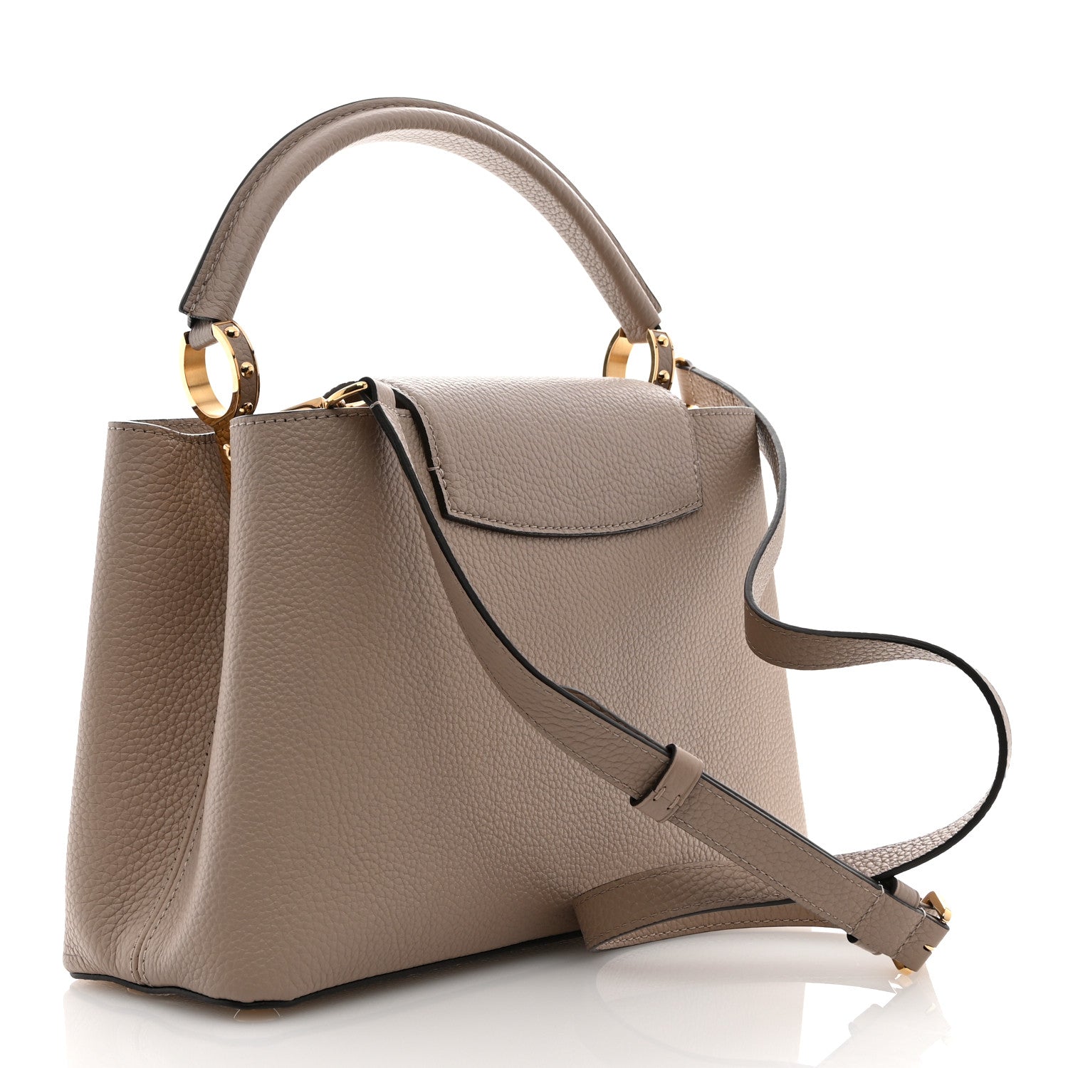 Louis Vuitton Taurillon Capucines MM Galet 3 of 10