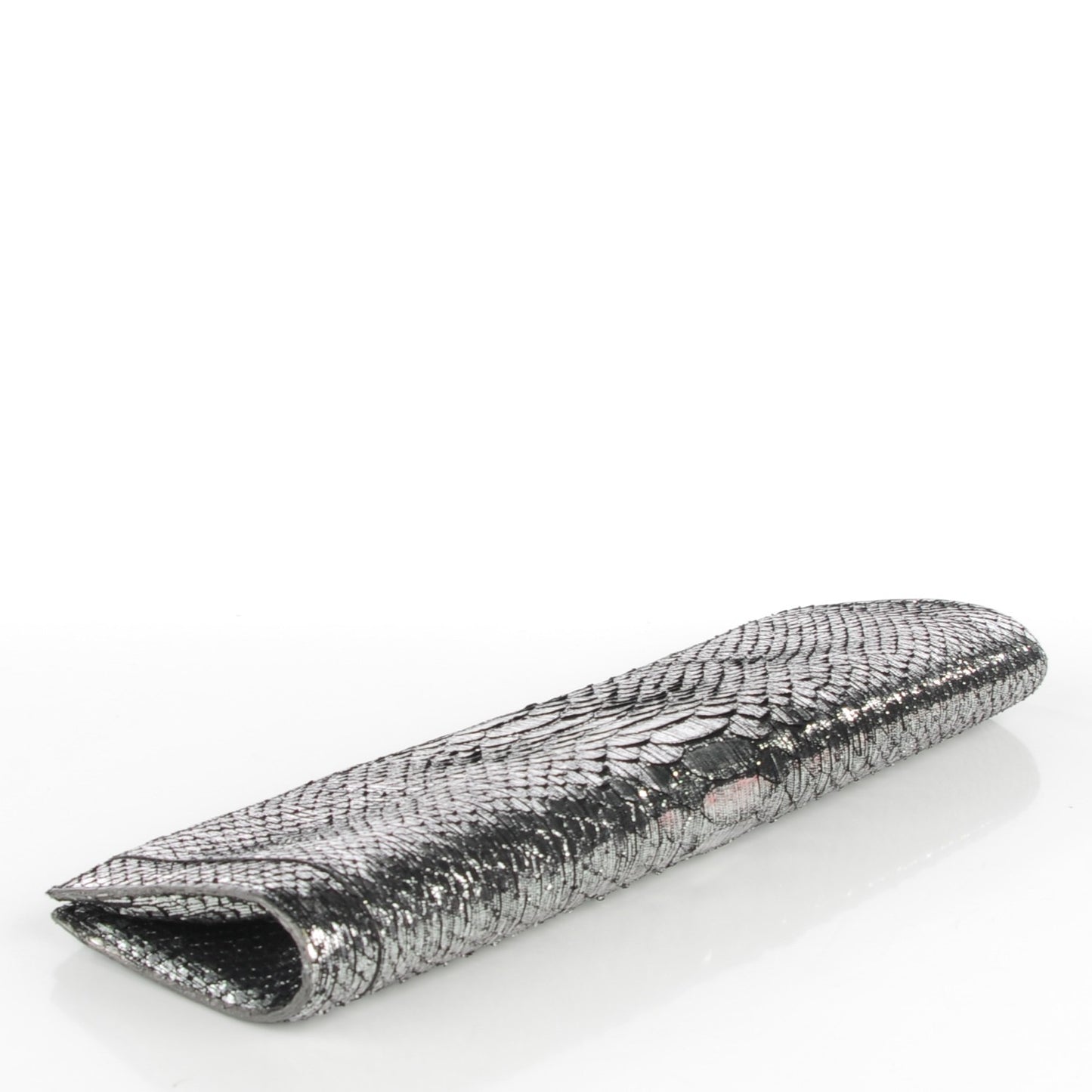 Python Razor Clutch Silver