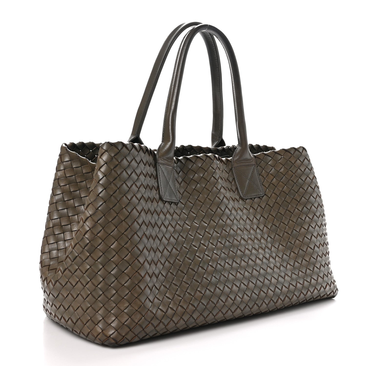 Bottega Veneta Nappa Intrecciato Medium Cabat Kaki 4 of 11