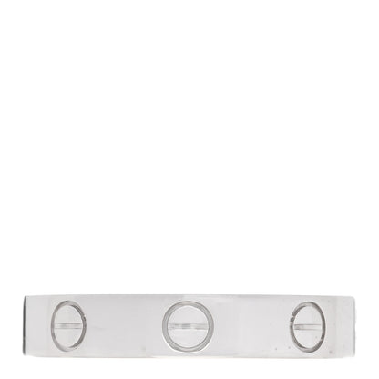 Cartier 18K White Gold 3.5mm LOVE Wedding Band Ring 52 6 1 of 4