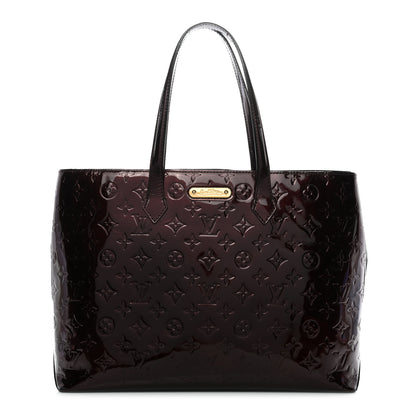 Louis Vuitton Vernis Wilshire MM Rouge Fauviste 1 of 13