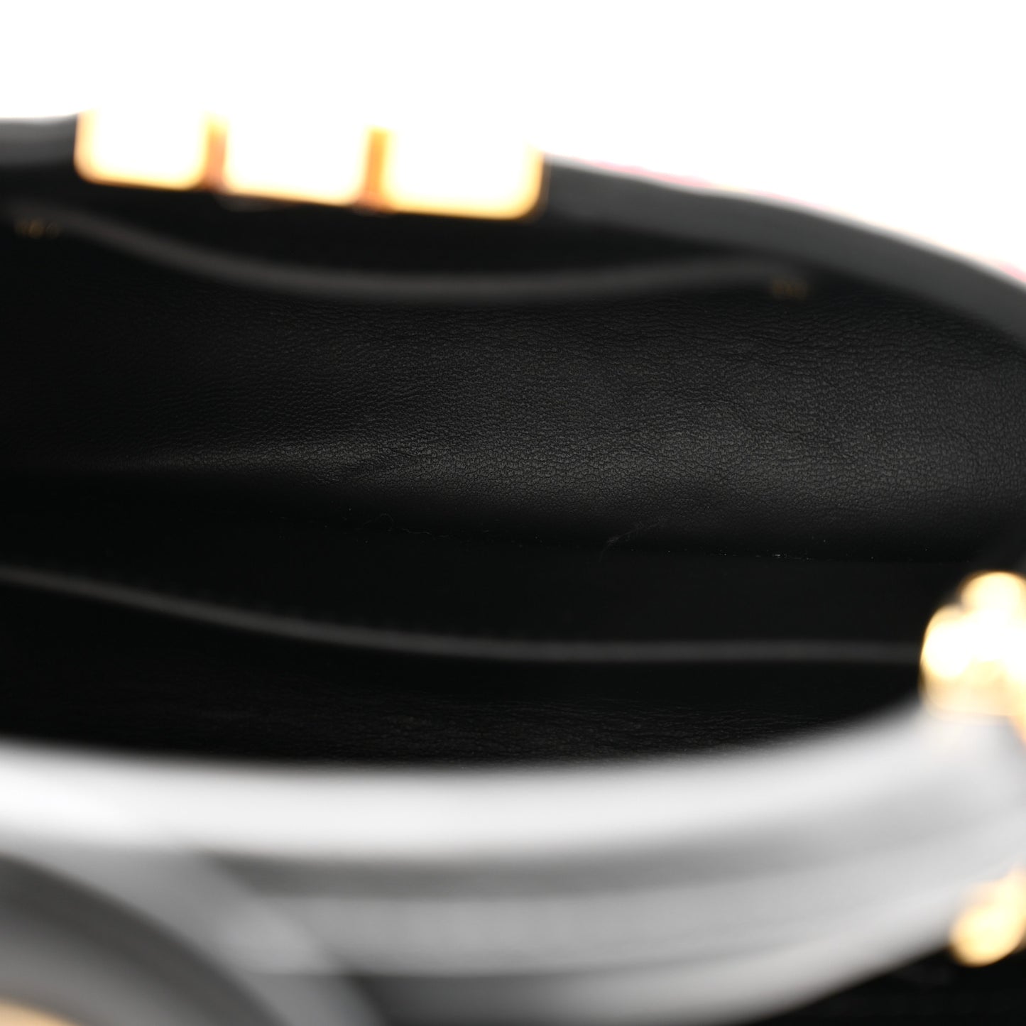 Calfskin Cotton Woven Embroidered Mini Capucines Black Multicolor