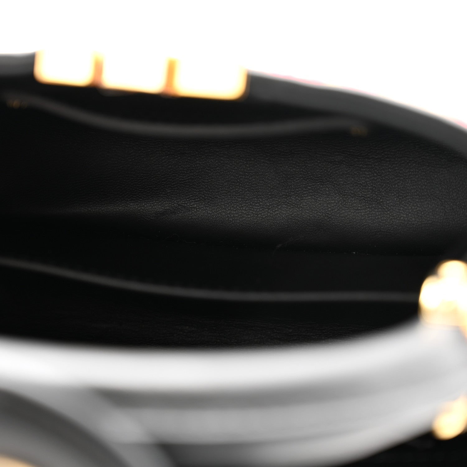 Louis Vuitton Calfskin Cotton Woven Embroidered Mini Capucines Black Multicolor 5 of 10