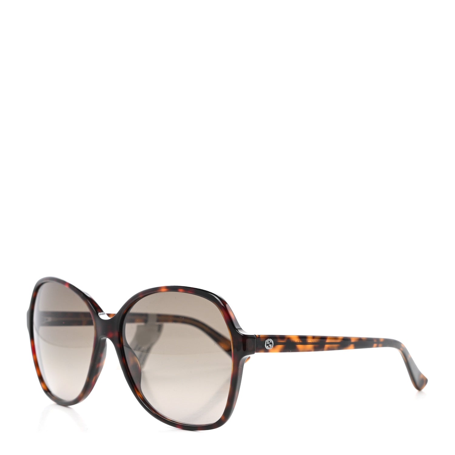 Gucci Acetate Oversize Round Frame Sunglasses GG0509S Havana 1 of 7