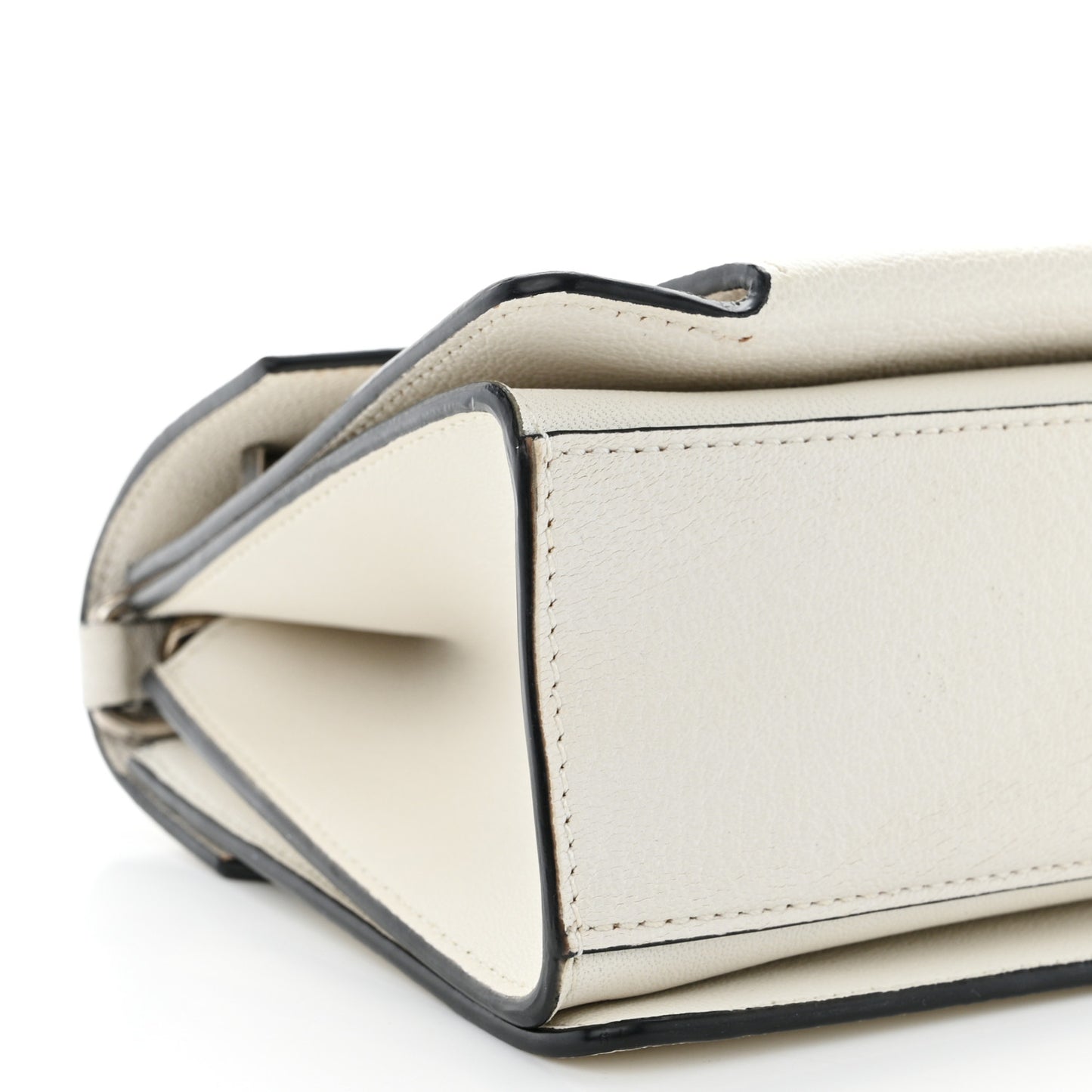 Goatskin Small GV3 Shoulder Bag White