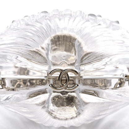 Chanel Plexiglass Evening On The Beach Shell Clutch Clear 9 of 9