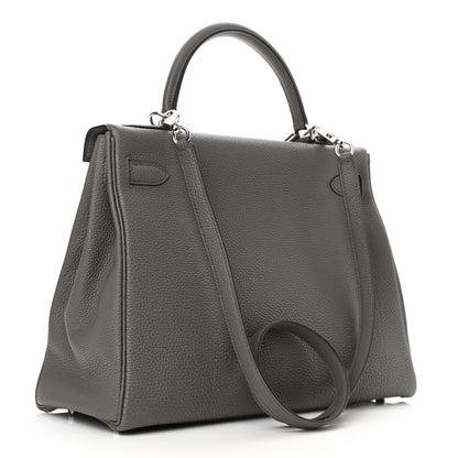 Hermes Togo Kelly Retourne 32 Etain 3 of 11