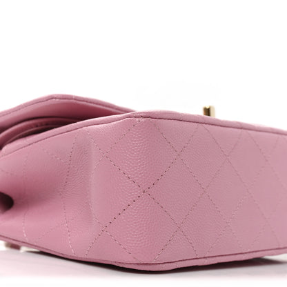 Chanel Caviar Quilted Small Double Flap Pink 9 of 11