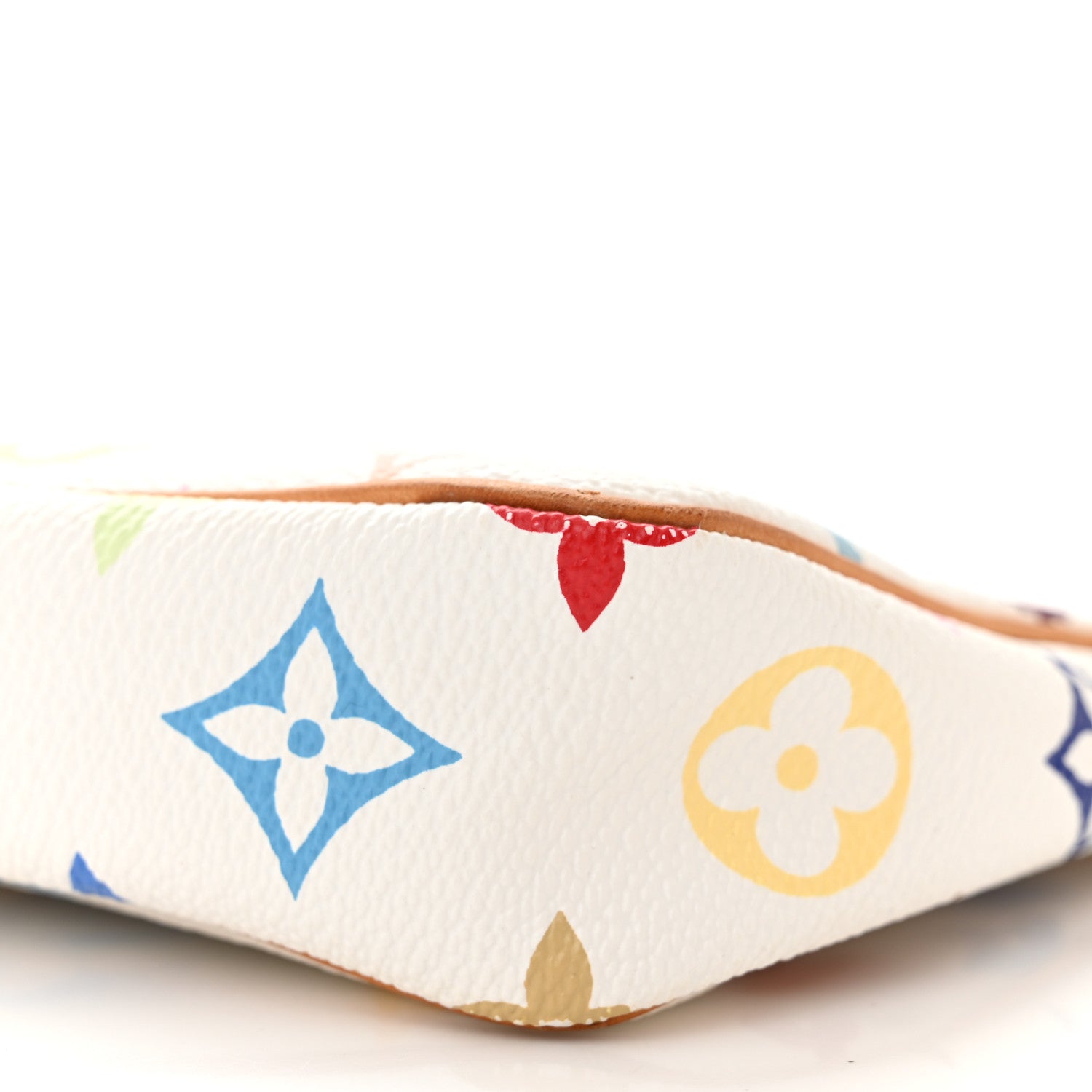 Louis Vuitton LOUIS VUITTON Monogram Multicolor Pochette Accessories White 8 of 10